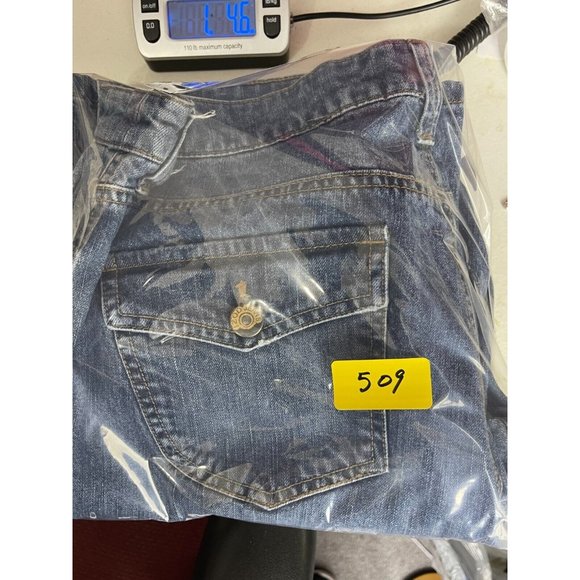 Izod Jeans Modern Fit Boot Cut Hi-Rise Size 12 Women's Denim Flap Pockets - Picture 11 of 11